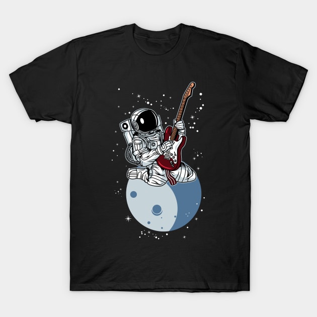 ASTRONAUT ROCK STAR T-Shirt by beanbeardy